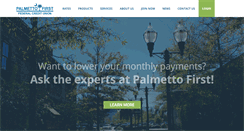 Desktop Screenshot of palmettofirst.com